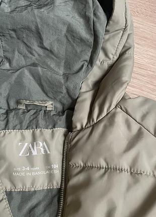 Куртка zara  3-4 104 3