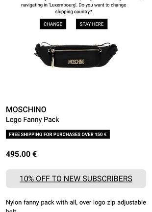 Винтажная бананка moshino 9