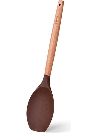 Ku ложка сервировочная fissman universal fit поварская силиконовая шоколадная для подачи каши и супов uni2l_k
