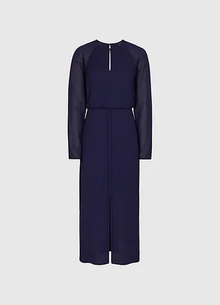 Reiss шифоновое платье цвета лаванды 7