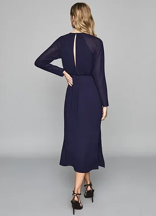 Reiss шифоновое платье цвета лаванды 6