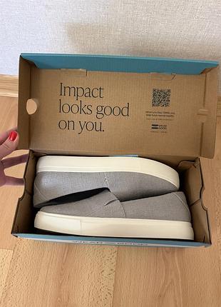 Мокасини сліпони кеди toms 8