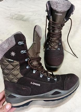 Оригінальні жіночі термочоботи черевики  lowa brenta gtx gore-tex