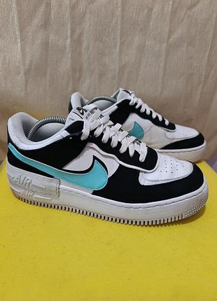 Кроссовки nike air forse 1 shadow white артикул cz7929-100