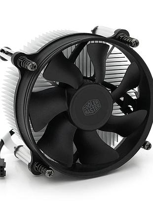 Ku кулер процессорный cooler universal fit master 95 мм для intel lga 115x/1200/775 вентилятор охлажде uni2l_k 3