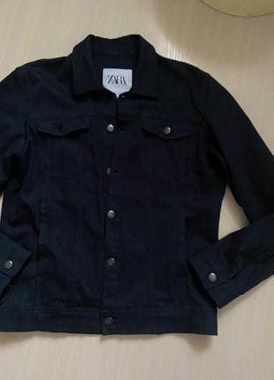 Джинс куртка zara стан нової