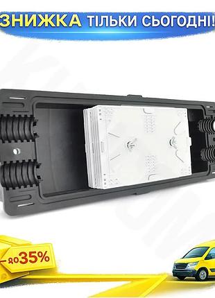 Ku муфта оптическая merlion universal fit герметичная 4 ввода до 4 кассет до 96 сварок для соединения uni2l_k