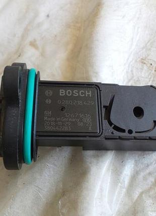 Дмрв расходомер воздуха opel adam 1.4 0280218429 bosch 12671616, б/у оригинал