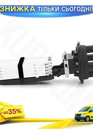 Ku оптическая муфта merlion universal fit герметичная 4 ввода для до 4-х кассет до 96 сварок из полипр uni2l_k
