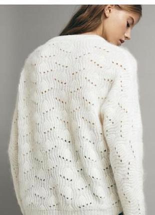 Свитер ажурной вязки massimo dutti 3