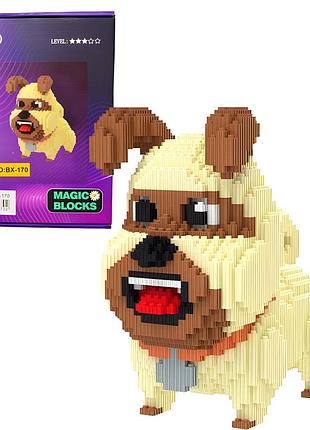 Конструктор magic blocks «мопс “мэл”», 1500 деталей (170-bx) 2