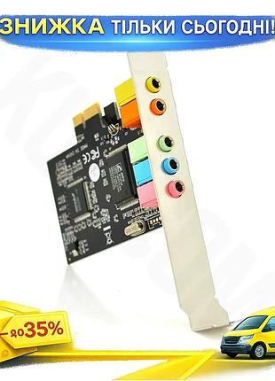 Ku звуковая карта pci-e universal fit 5.1ch 3d 4.1 для пк с поддержкой windows качественное звучание а uni2l_k
