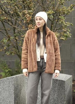 Мягкоесечку теплая кофта карамельный теплый нюд uniqlo