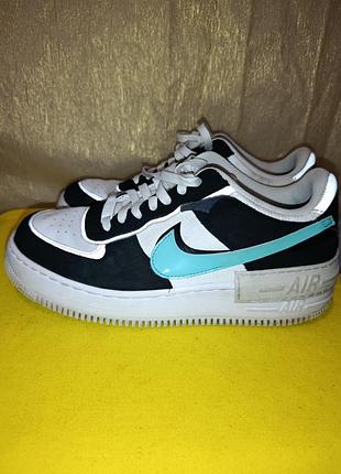 Кроссовки nike air force 1 shadow white