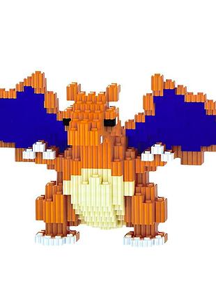 Конструктор magic blocks "покемон чаризард", 605 деталей (7248)