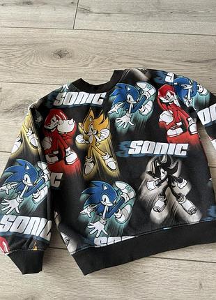 Світшот h&m sonic для хлопчика 4–6 років