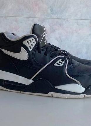 Nike air flight 89 чоловічі баскетбольні кросівки чорні оригінал 42 розмір