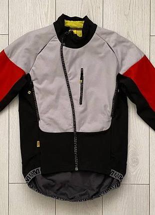 Мужская софтшельальная вело куртка mavic primaloft size s-m