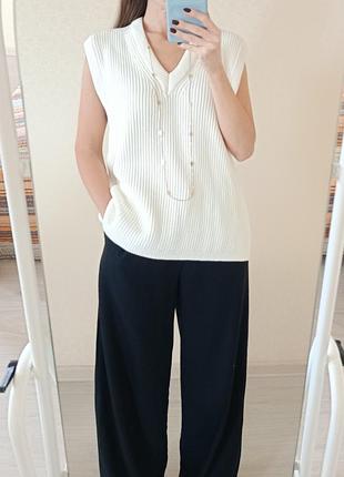 Білий жилет zara