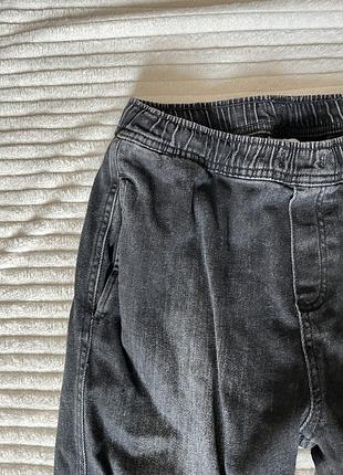 Джинси для підлітків zara карго чорні 3