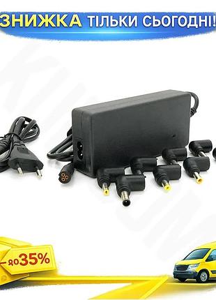 Ku универсальный блок питания universal fit 19v 4,74a 90w пластик 8 разъемов для ноутбуков и мониторов uni2l_k