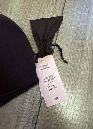 Бюстгальтер бандо h&m, 75c 2