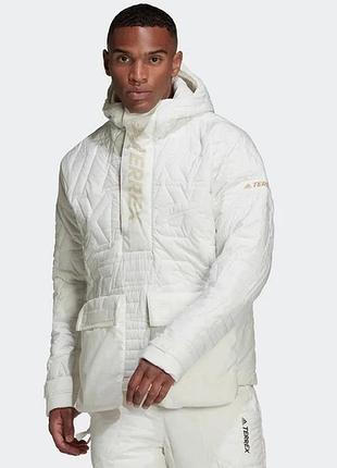 Чоловіча біла куртка terrex made to be remade padded gq8349