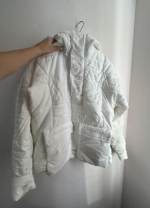 Чоловіча біла куртка terrex made to be remade padded gq8349