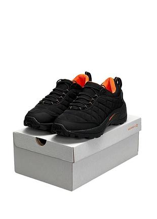 Merrell ice cap moc 2 gtx all black orange 6