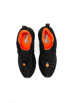 Merrell ice cap moc 2 gtx all black orange 5