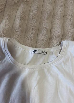 Топ білий zara m 2