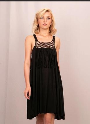 Чорнa сукня в стилі бохо від ralph lauren