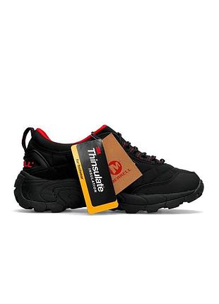 Merrell  ice cap moc 2 gtx all black red 4