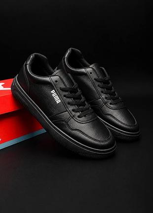 Чоловічі чорні кросівки puma | кросівки пума чоловічі | 40–45 чорні мужские кроссовки пума новинка 2026 кеди класические на каждый день