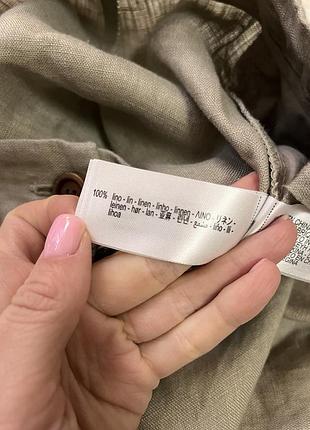 Лляні штани zara xs 5