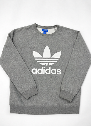 Світшот adidas originals trefoil сірий | l | оригінал