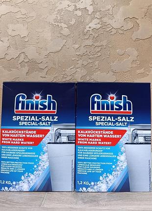 Сіль для посудомийних машин finish spezial-salz, 1.2 кг