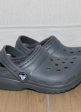 Утеплені сабо crocs 15,5см