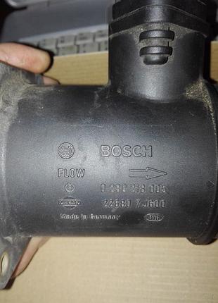 Дмрв расходомер воздуха nissan primera p11 1.8 226807j600, б/у оригинал