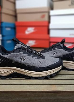 Зимние мужские кроссовки columbia gore-tex termo winter khaki цвета хаки термо