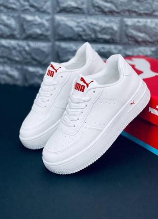 Жіночі білі кросівки puma | пума жіночі кросівки | 36–41 женские популярные кроссовки пума новинка 2026 на осень акция