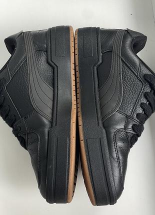 Шкіряні кросівки puma ca pro lights on reflect black silver, розмір 37 (23 см)