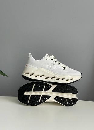Кросівки жіночі on runner cloudsurfer max white 8