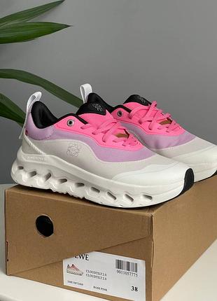 Кросівки жіночі loewe x on cloudtilt 2.0 white pink