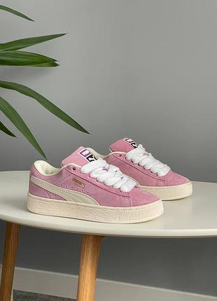 Кроссовки женские puma suede xl grape mist warm white