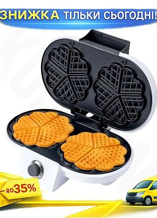 Ku вафельниця sokany для universal fit бельгійських вафель 1200 вт універсальна електровафельниця для uni2l_k