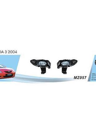 Фары доп.модель mazda 3 2004-07/mz-057/h11-12v55w/эл.проводка