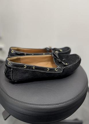 Шкіряні мокасини/балетки з нерпи clarks, р. 8d, р. 41-42