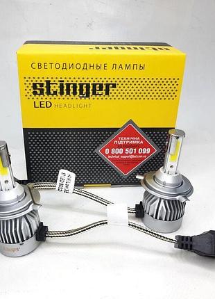 2шт. світлодіодні лампи h4 led v w p43t °c/lm/5500 k c9 starlite