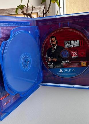 Продам диск для ps4 с игрой read dead redmption 2 4